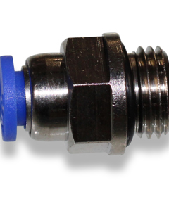 Screw-in screw union, straight 6/4-1/4" nickel-plated brass
